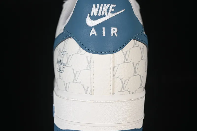 All categories Nk Air Force 1 Air Force series Nk Air Force 1 Low Air Force low-top Nike Air Force 1'07 Low LV joint Gulf blue print Air Force 1 low-top casual sneakers BZ6880-105